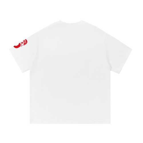 OVALO WHITE/RED TEE