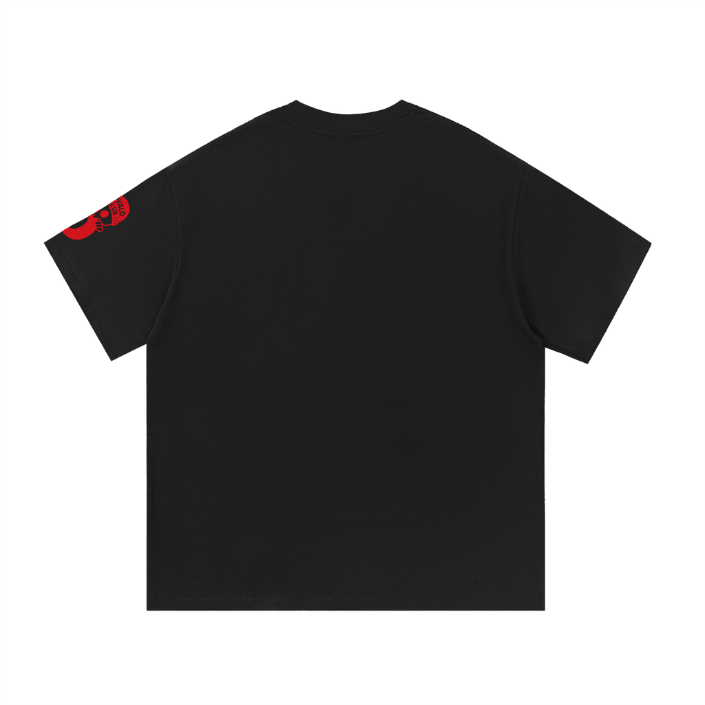 OVALO BLACK/RED TEE