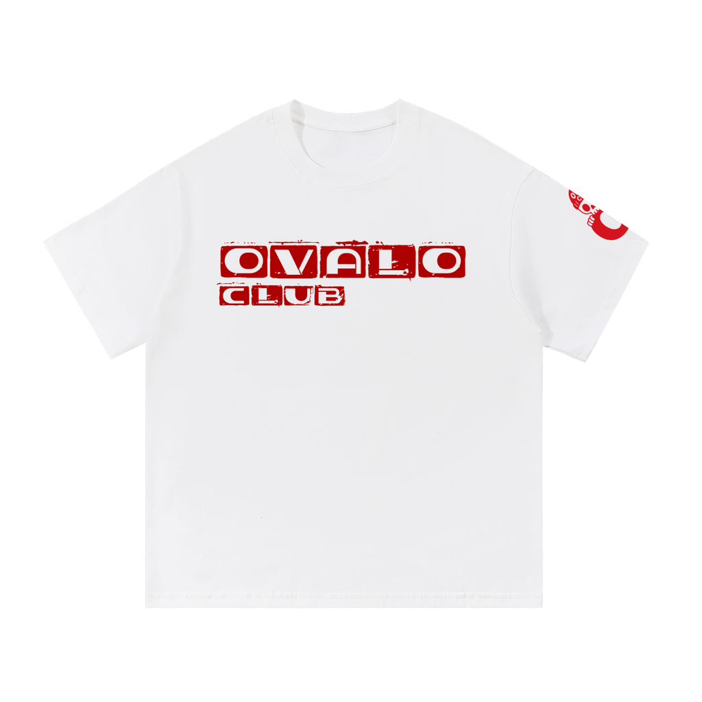 OVALO WHITE/RED TEE